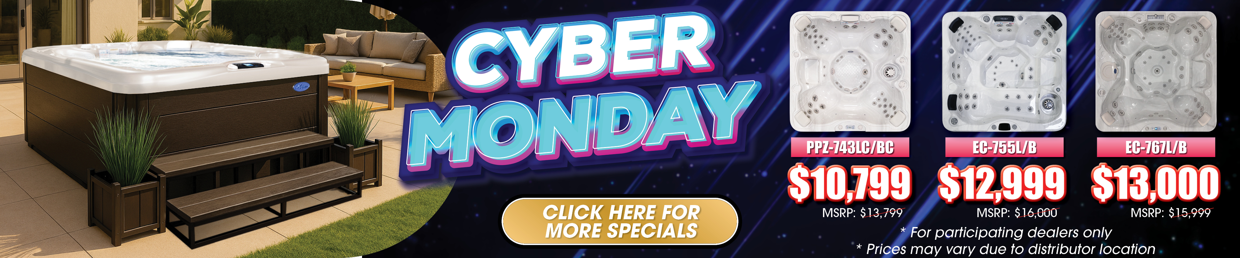 Calspas hot tub being used in a family setting - Bakersfield