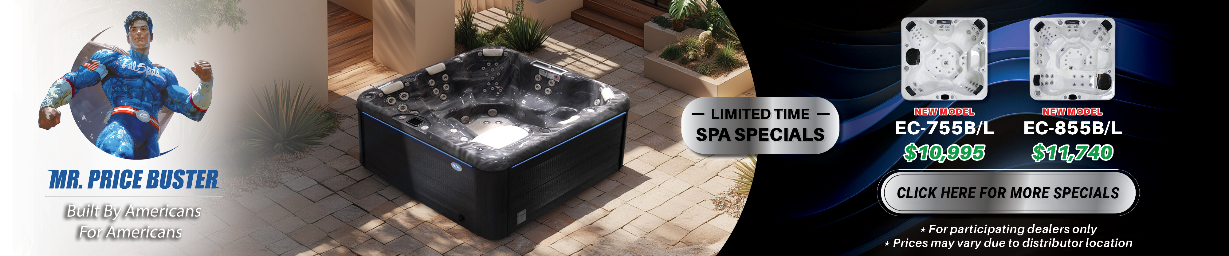 Calspas hot tub being used in a family setting - Bakersfield